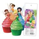 Edible Wafer Paper Cupcake Decorations - Disney Fairies